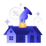 illustration of inheriting a house with debt