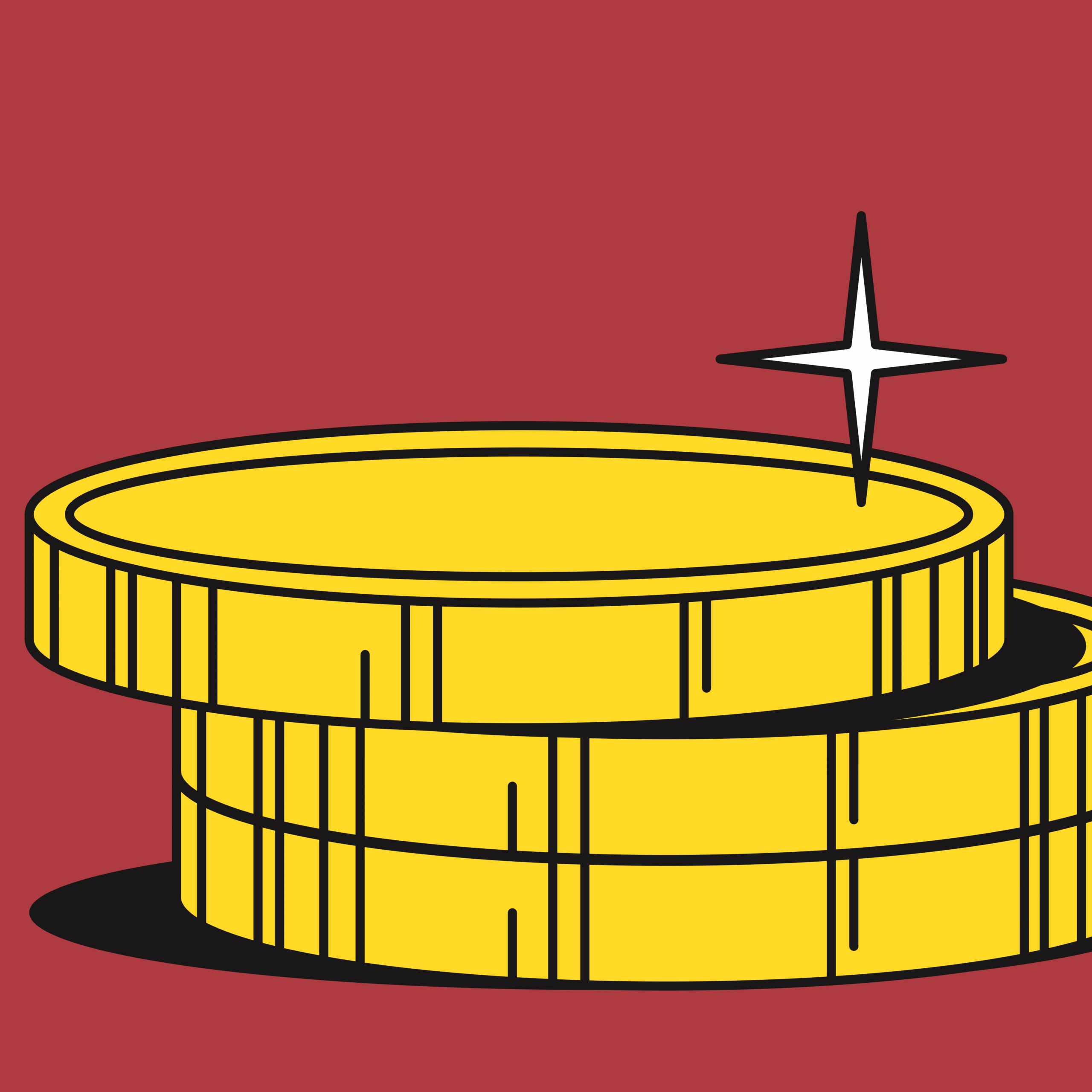 a shiny pile of coins